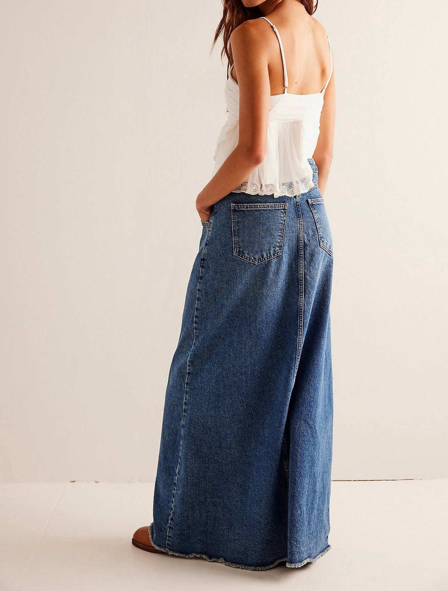 Free People - Come As You Are Denim Skirt