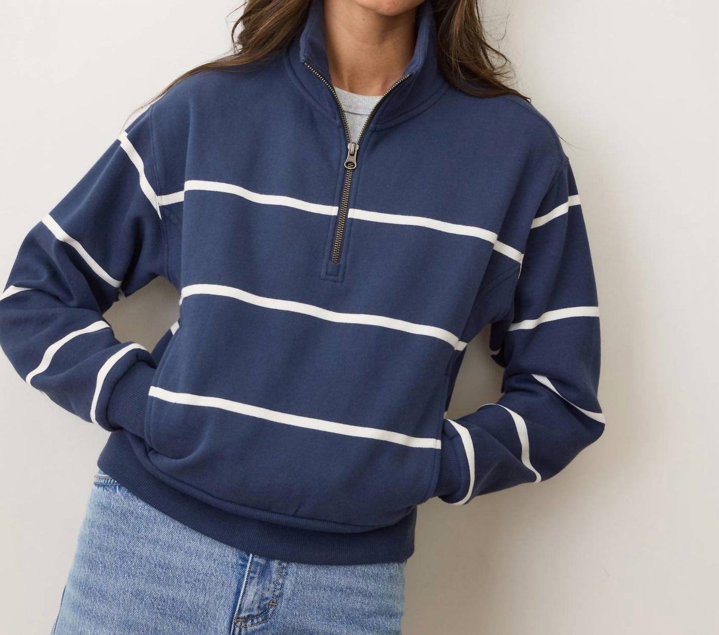 Marine Layer - Cloud 9 Fleece Half Zip Sweatshirt