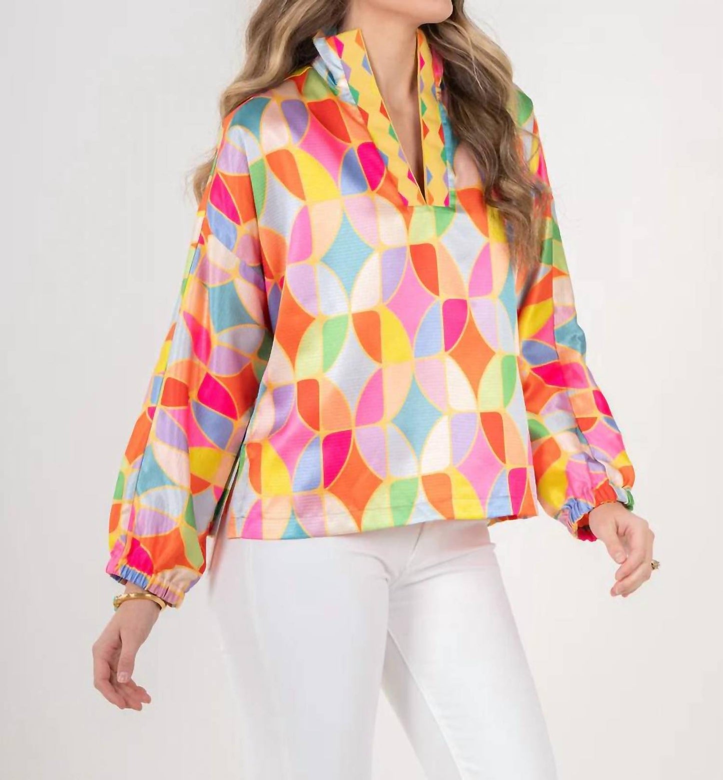 Emily Mccarthy - Poppy Pop-over Top