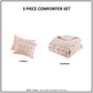 Full/Queen Clip Jacquard Comforter Set