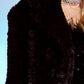 Blu Pepper - Faux Fur Notch Collar Jacket