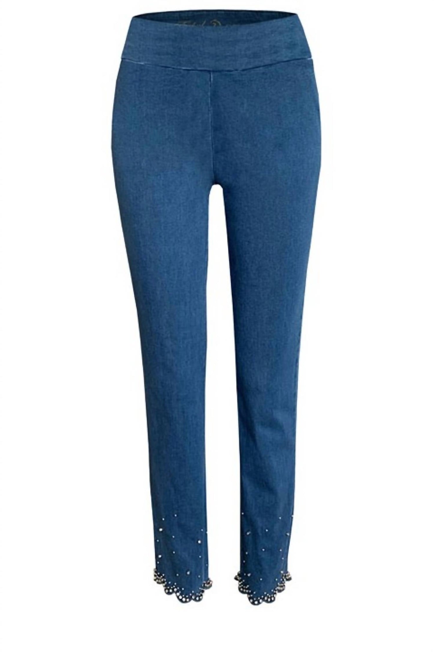 Ethyl - Women's Scallop Shine Jeans
