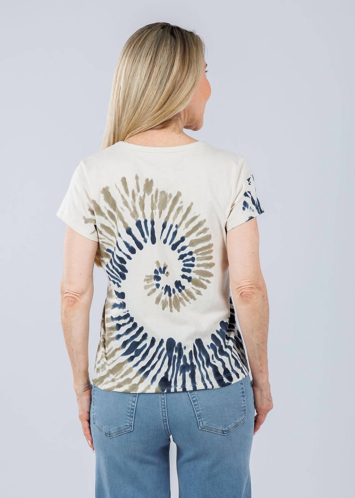 Elliott Lauren - Whirlpool Scoop Tie Dye Tee