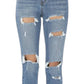 Judy Blue - Distressed Girlfriend Jeans