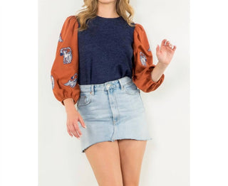 Thml - Mixed Media Knit Top