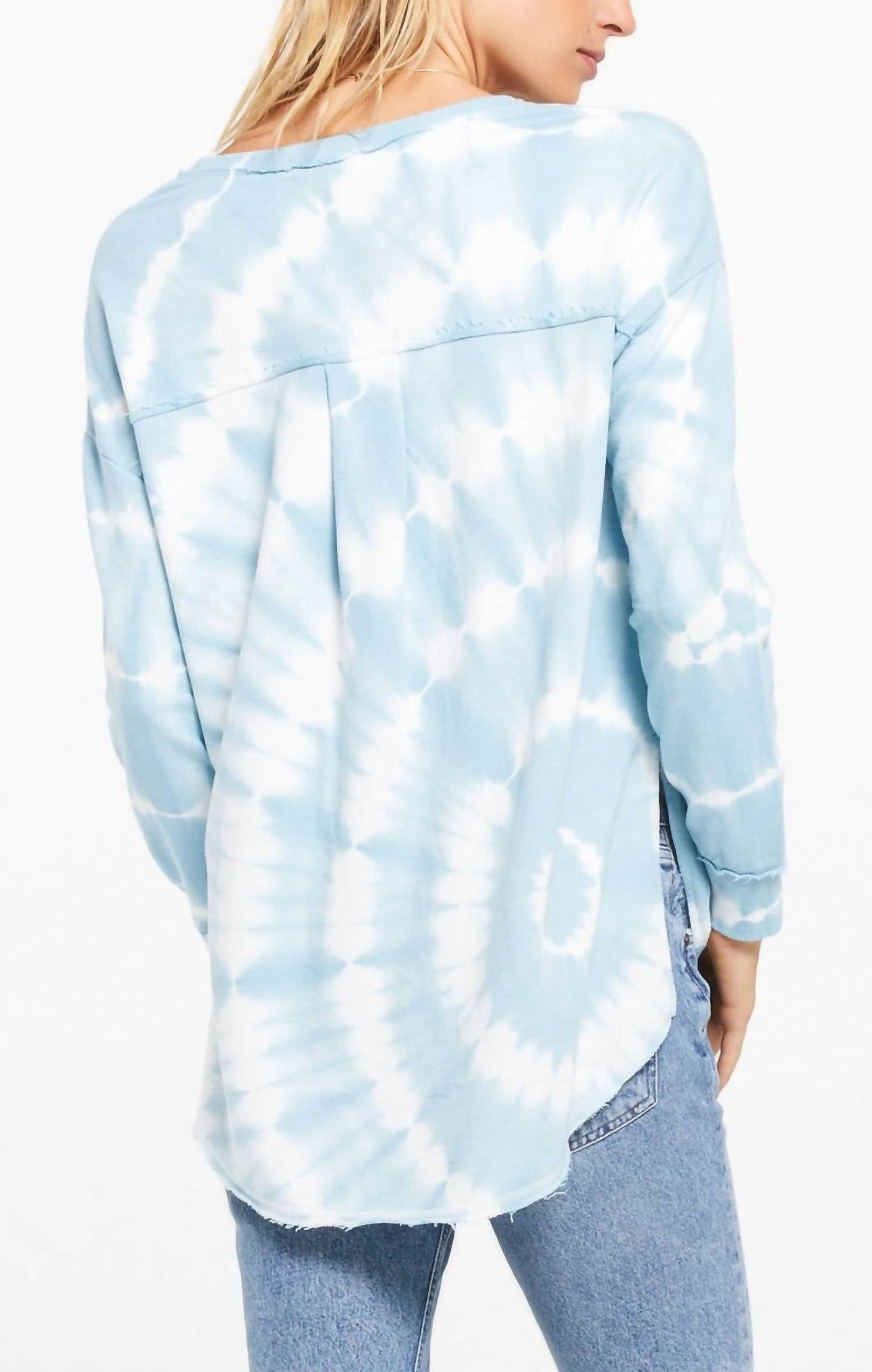 Z Supply - V-neck Spiral Tie-dye Weekender Top
