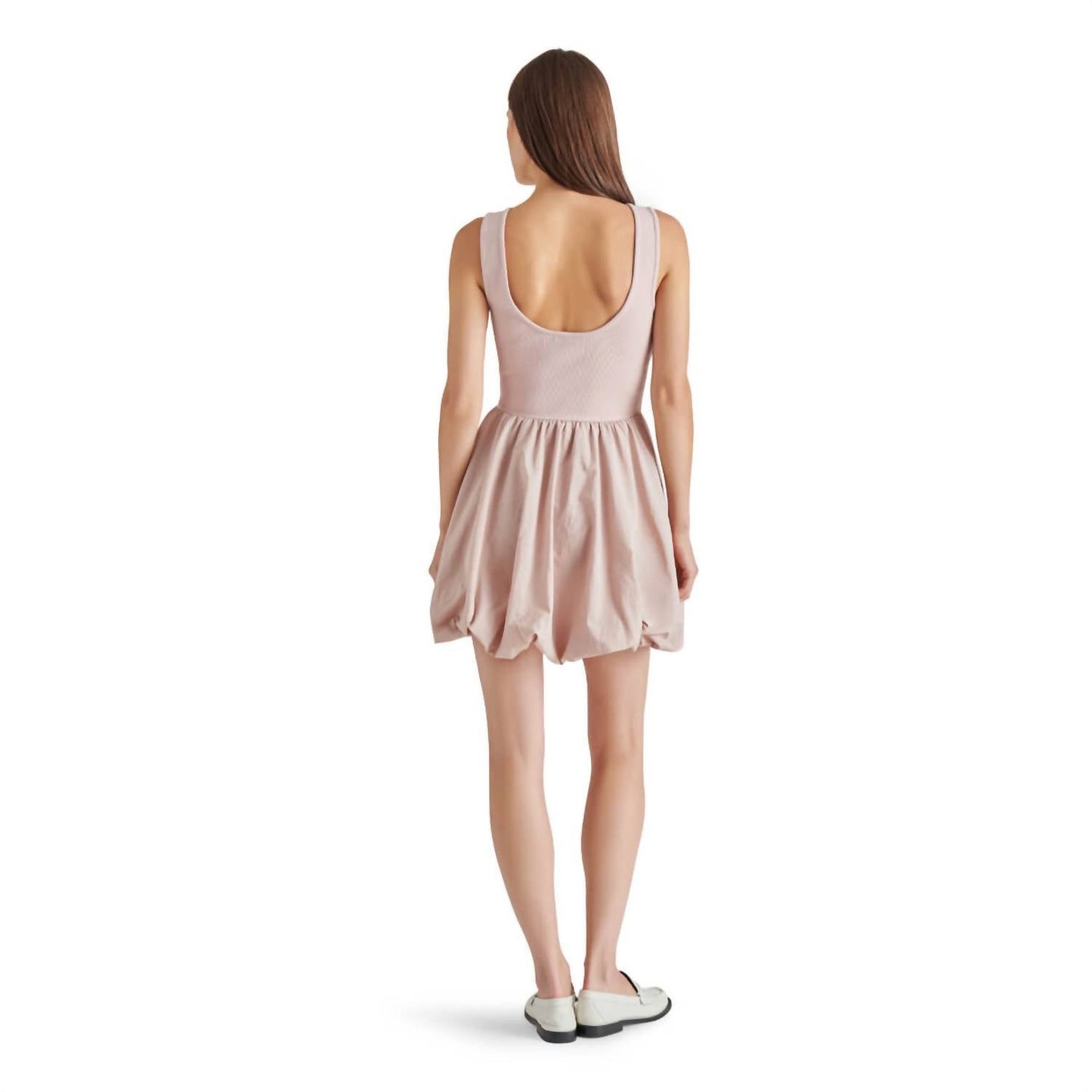 Steve Madden - Palermo Mixed Media Bubble Hem Sleeveless Dress