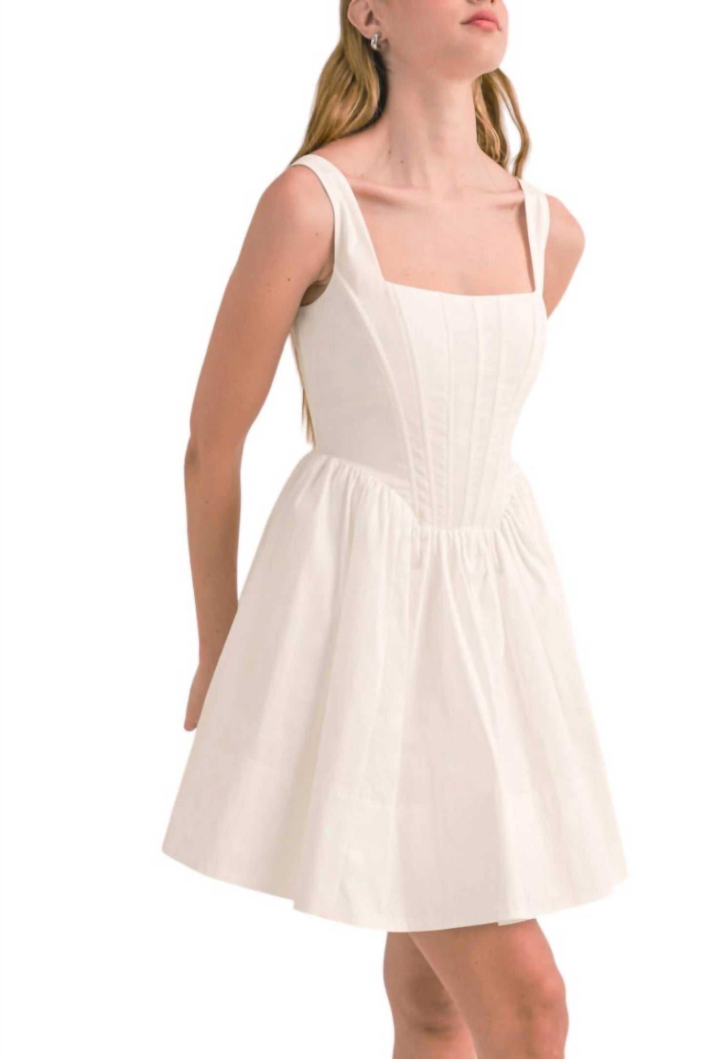 Reset By Jane - Square Neck Corset Dress
