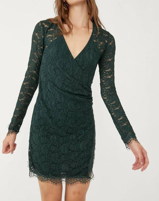 Free People - Pearl Lace Mini Dress