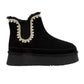 Ccocci - Women's Crochet Platform Boot