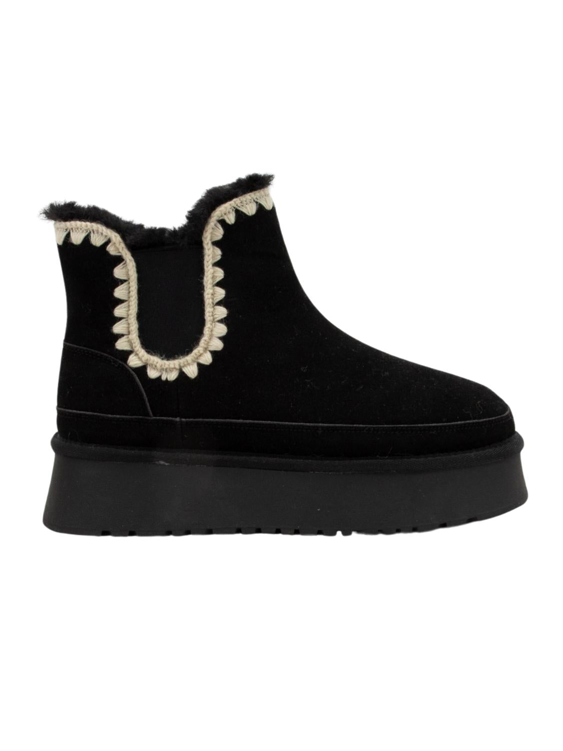 Ccocci - Women's Crochet Platform Boot