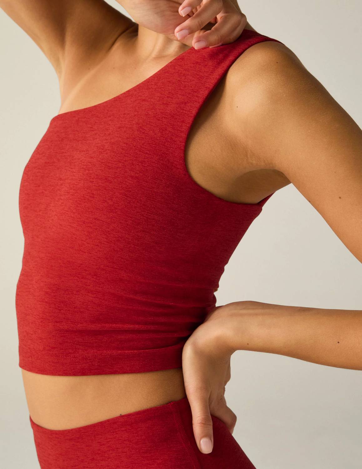 Beyond Yoga - Spacedye The Bold Shoulder Cropped Tank Top