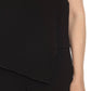 Joseph Ribkoff - Boat Neck Sleeveless Asymmetric Top