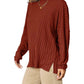Basic Bae - Sophisticated Ribbed Knit Top
