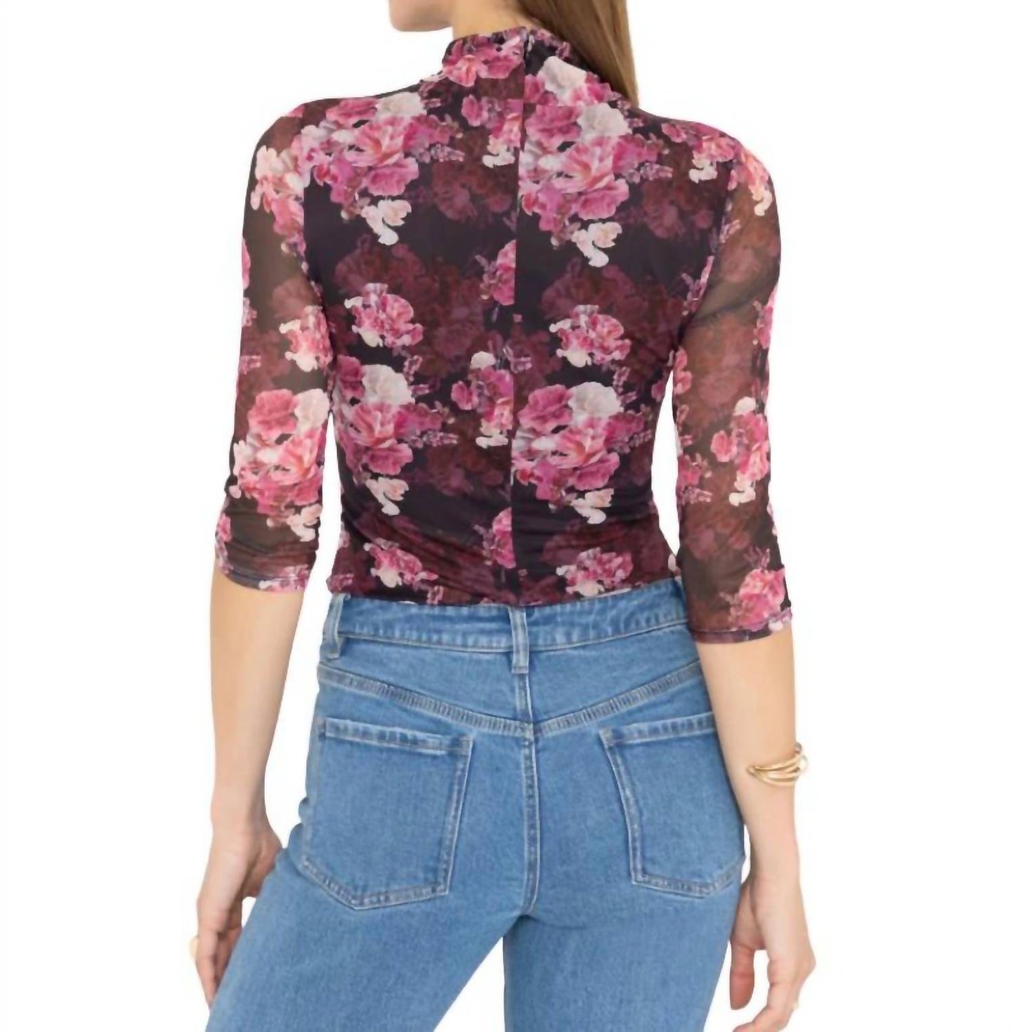 Generation Love - Women's Milo Floral Mesh Bodysuit