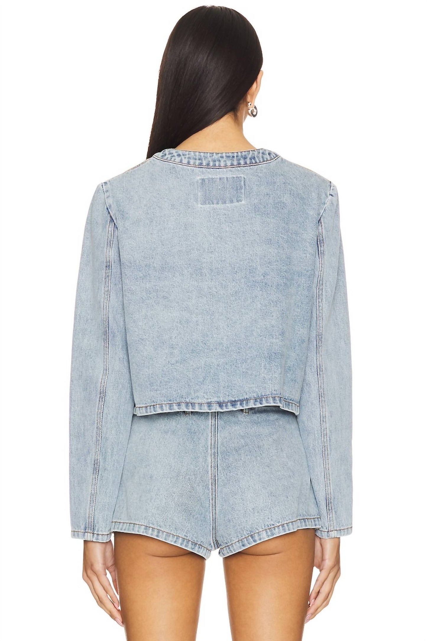 Amanda Uprichard - Long-sleeve Braswell Top