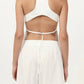 St. Agni - Racerback High Neckline Top
