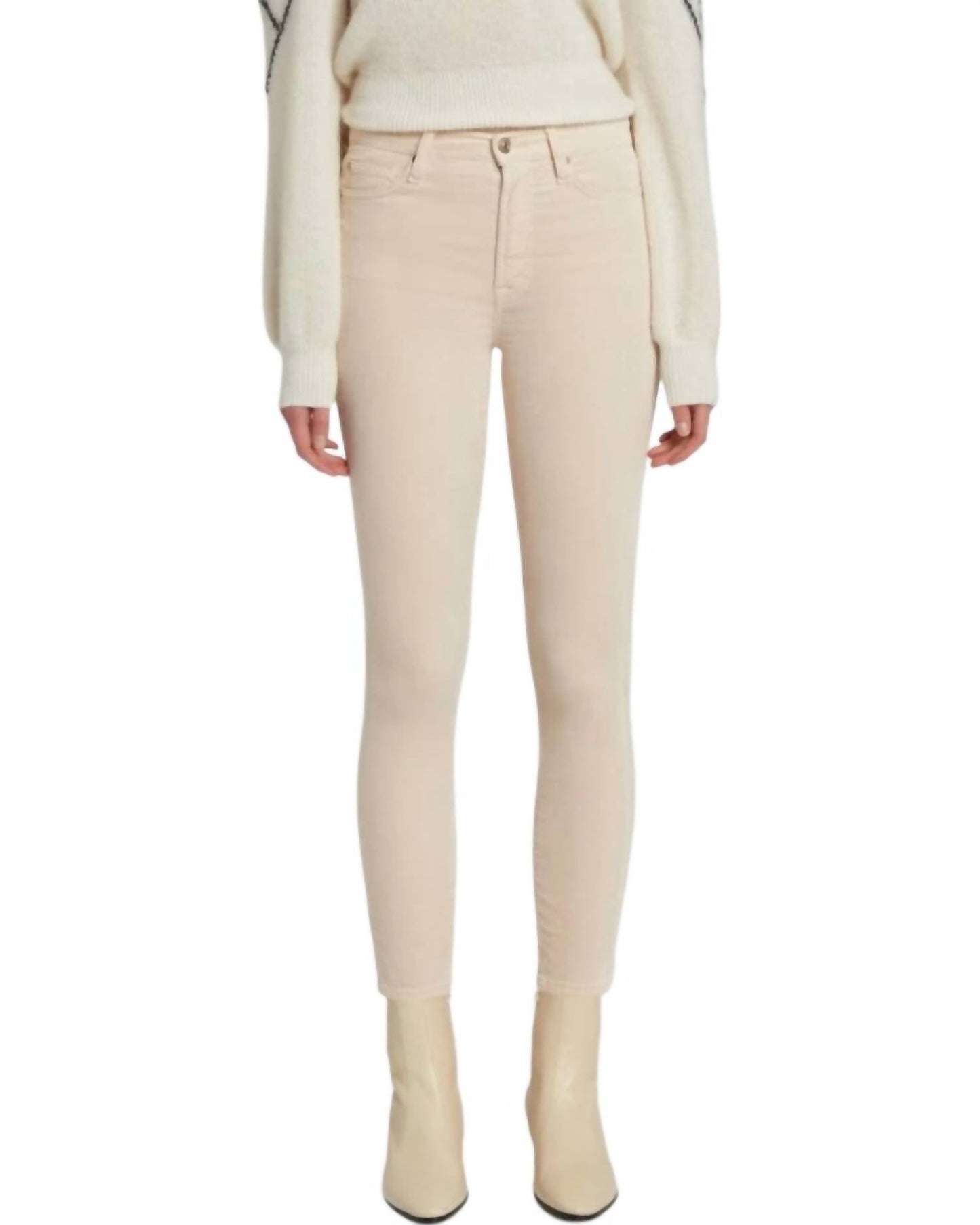 7 For All Mankind - High Waist Skinny Ankle Jeans