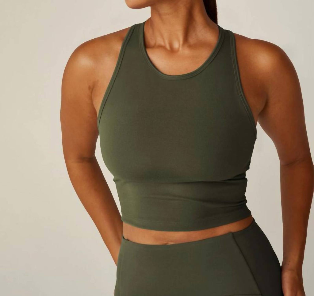 Débardeur-crop Top Beyond Yoga – Strive – Noir – Taille S – Soutien-gorge Intégré – Neuf Avec étiquettes