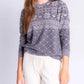 Pj Salvage - Fair Isle Long Sleeve Lounge Top