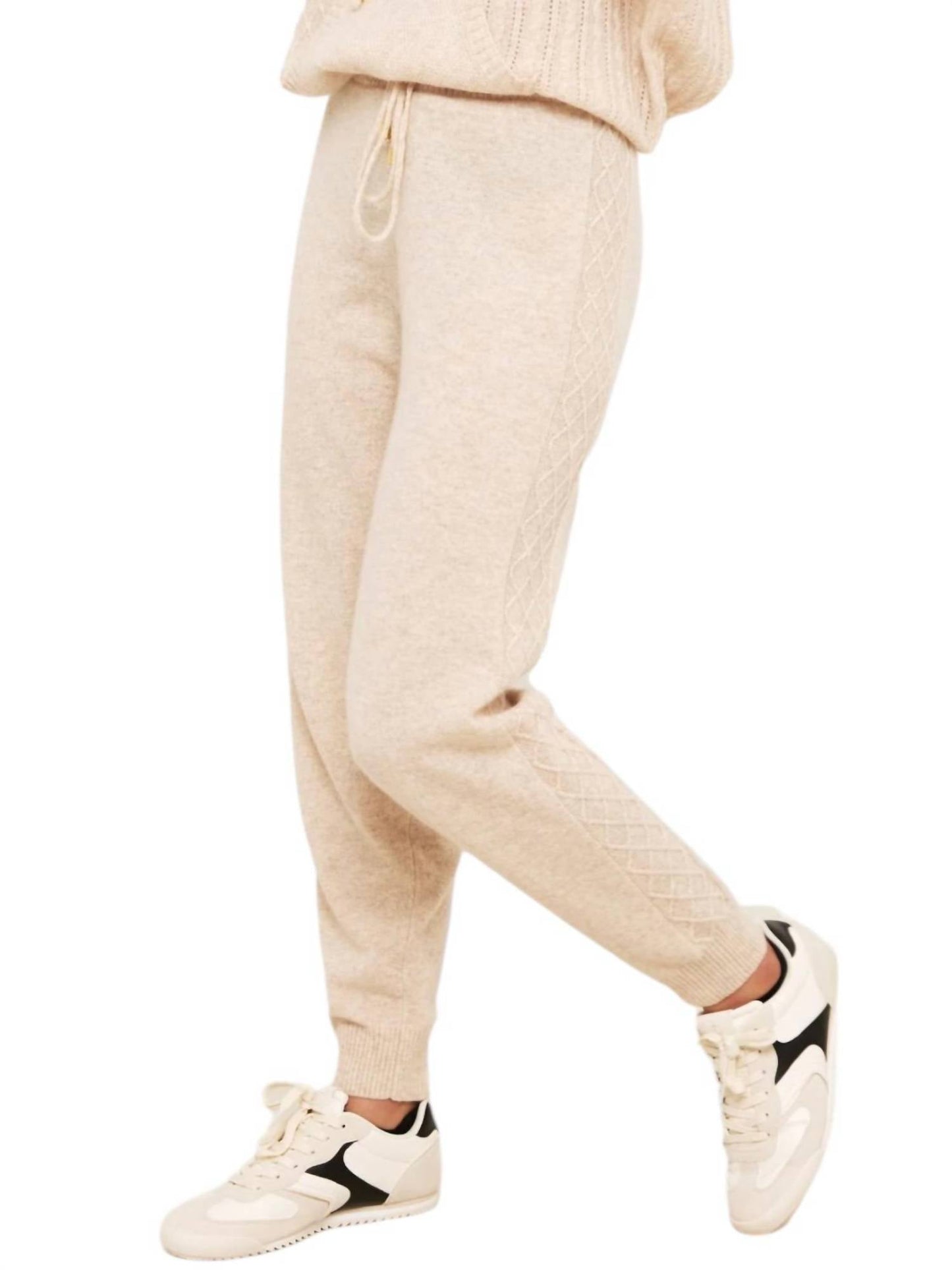 Brodie Cashmere - Luxe Cable Jogger