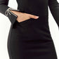 Adelyn Rae - Carmelia Rhinestone Cuff Mini Dress
