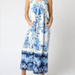 Olivaceous - Azure Bloom Maxi Dress