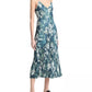 Vince - Shimmer Lake Crushed Cami Midi Dress