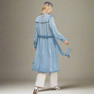 26 International - Windy City Tencel Trench Coat