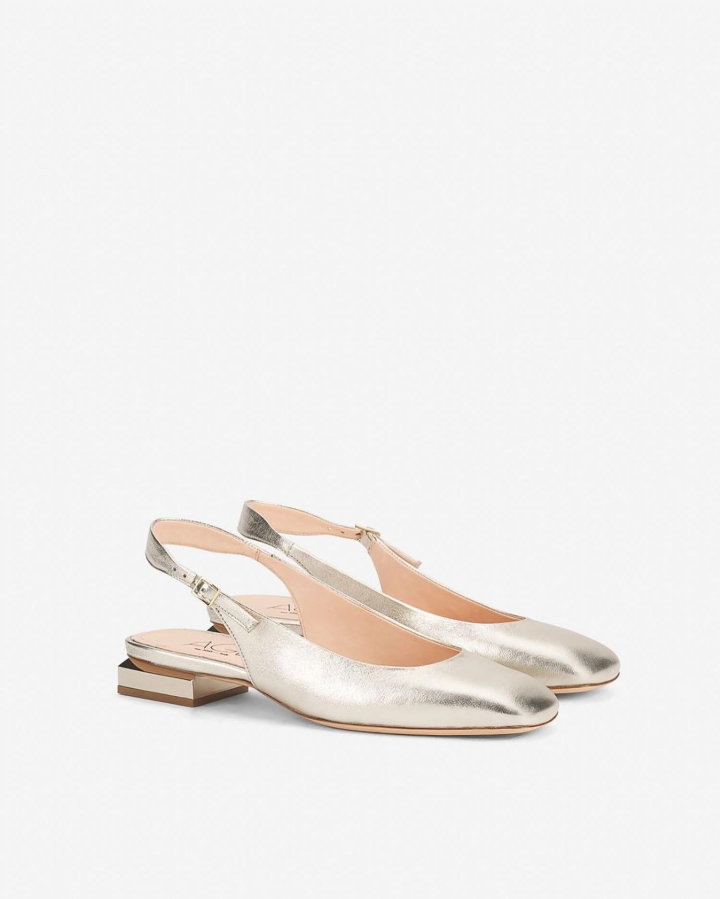Agl - Women's Sandy Metallic Block Flat