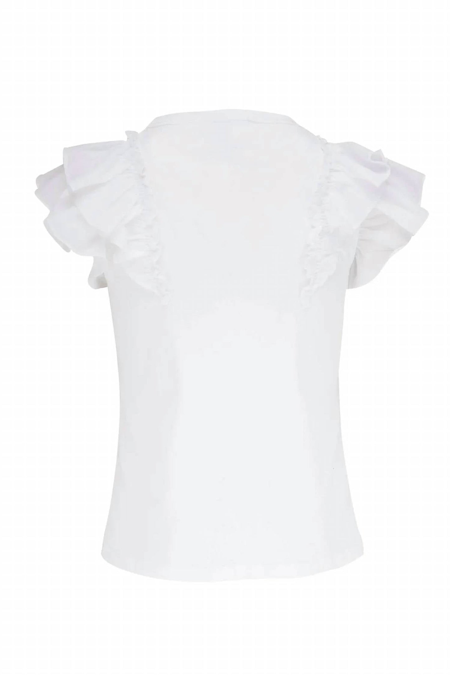 Veronica Beard - Bardot Ruffle T-Shirt