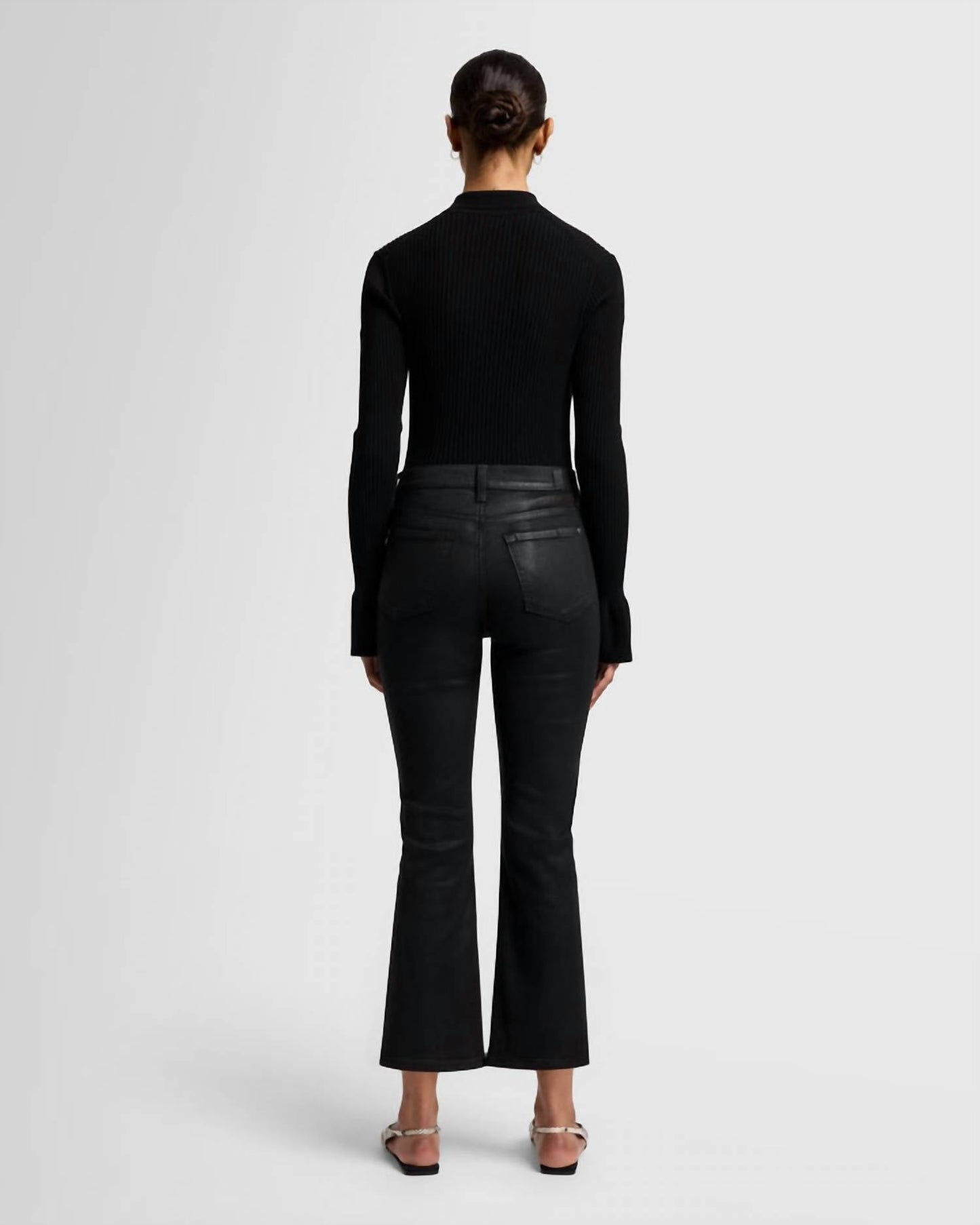 7 For All Mankind - High Waist Slim Kick Pants