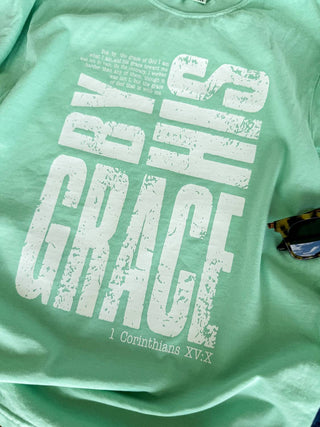 Comfort Colors - By His Grace Tee