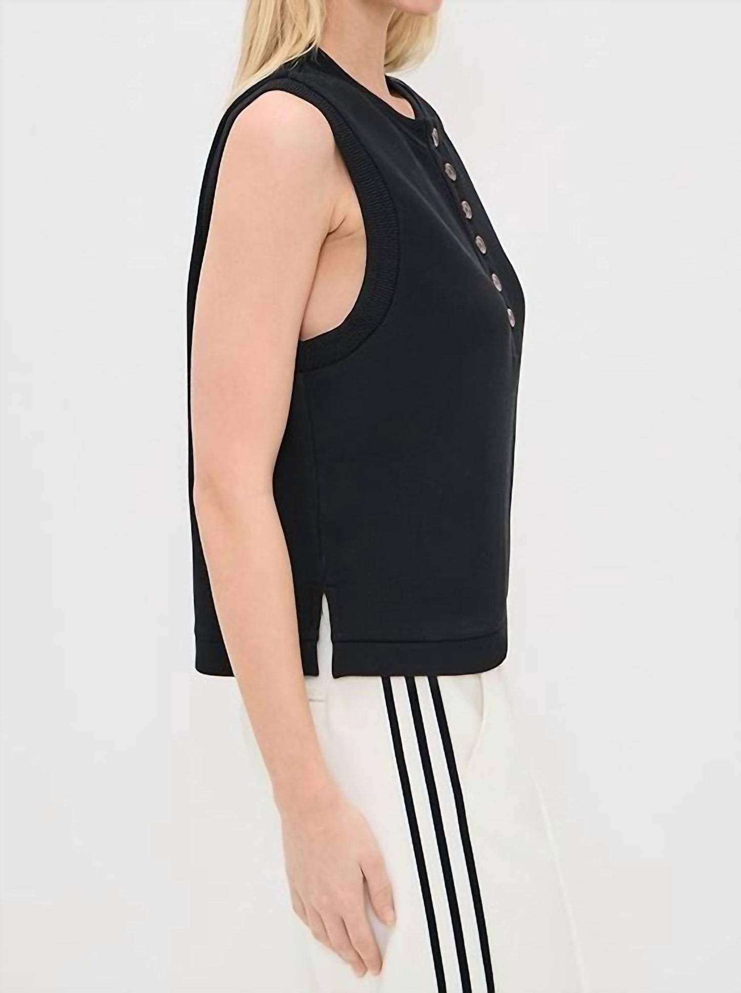 Varley - Marla Button Placket Tank Top