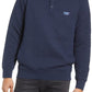 LLBean Quilted Crewneck Sweatshirt - Classic Navy