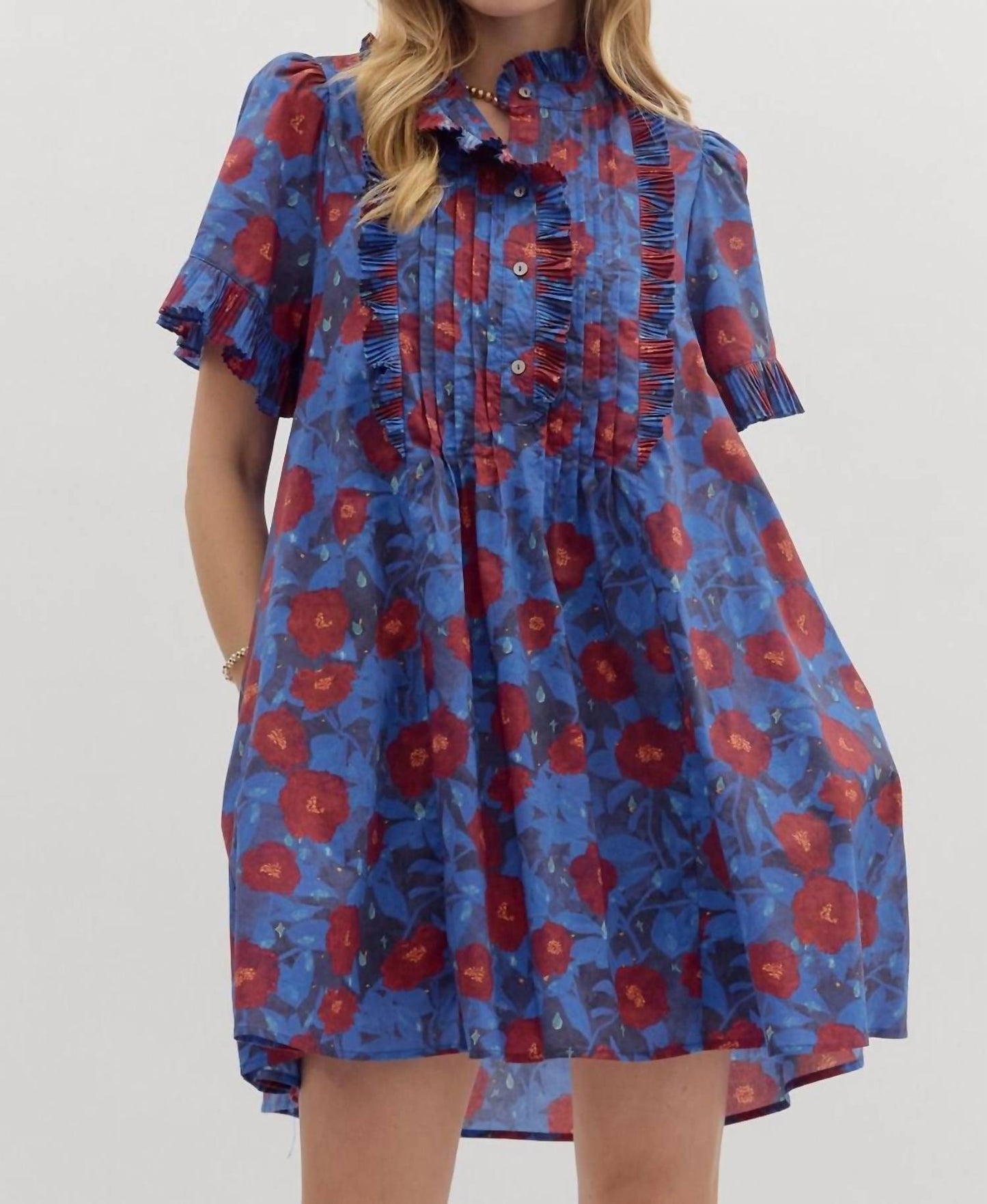Entro - Crazy For You Cotton Mini Dress