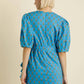 Aureum - Ruched Sash Mini Dress