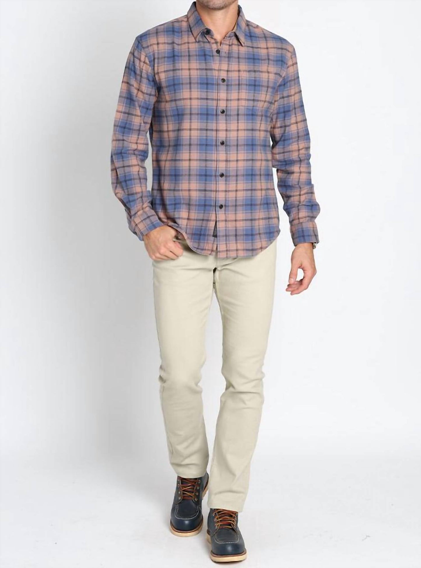 Jachs New York - Stretch Midweight Flannel Workshirt