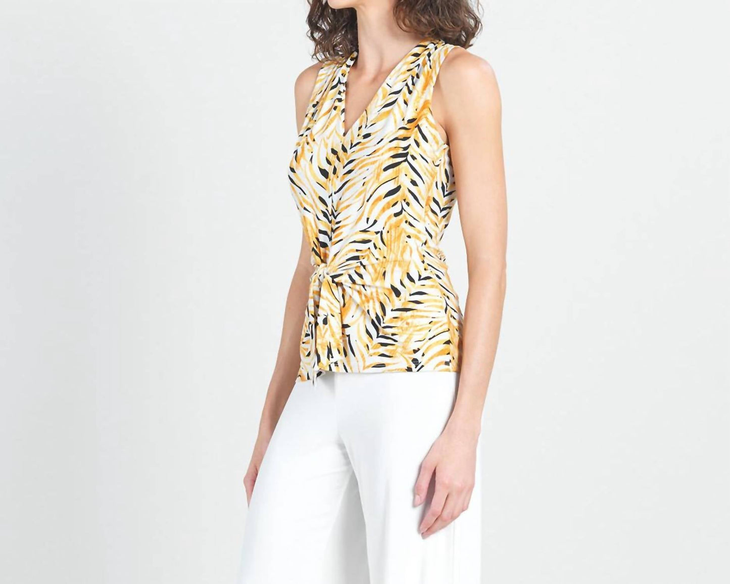 Clara Sunwoo - Front Tie Sleeveless Top