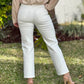 Judy Blue - Cream Of The Crop Ankle Straight Jeans