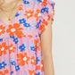 Entro - Floral Tiered Babydoll Dress