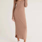 Z Supply - Heidi Rib Henley Midi Dress