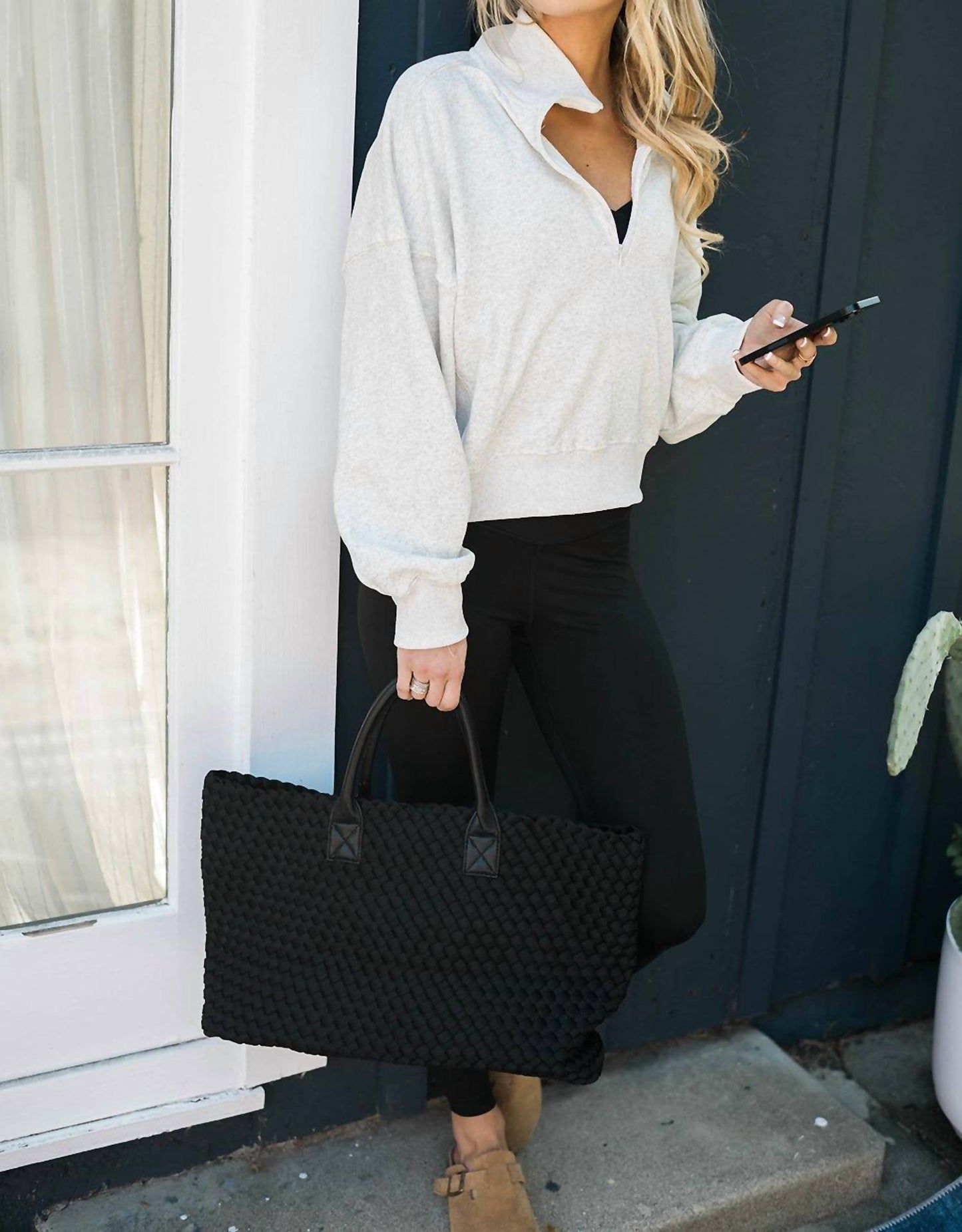 Falcon Park - Mia Half Zip Sweatshirt