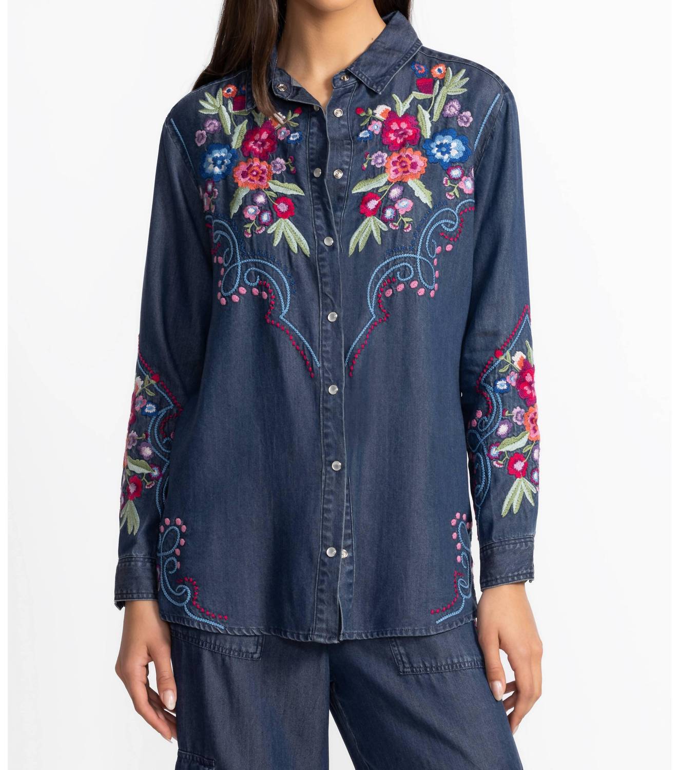 Johnny Was - Oversized Shirt Tunic