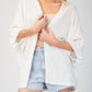 Ee:Some - Dolman Short Sleeve Cardigan
