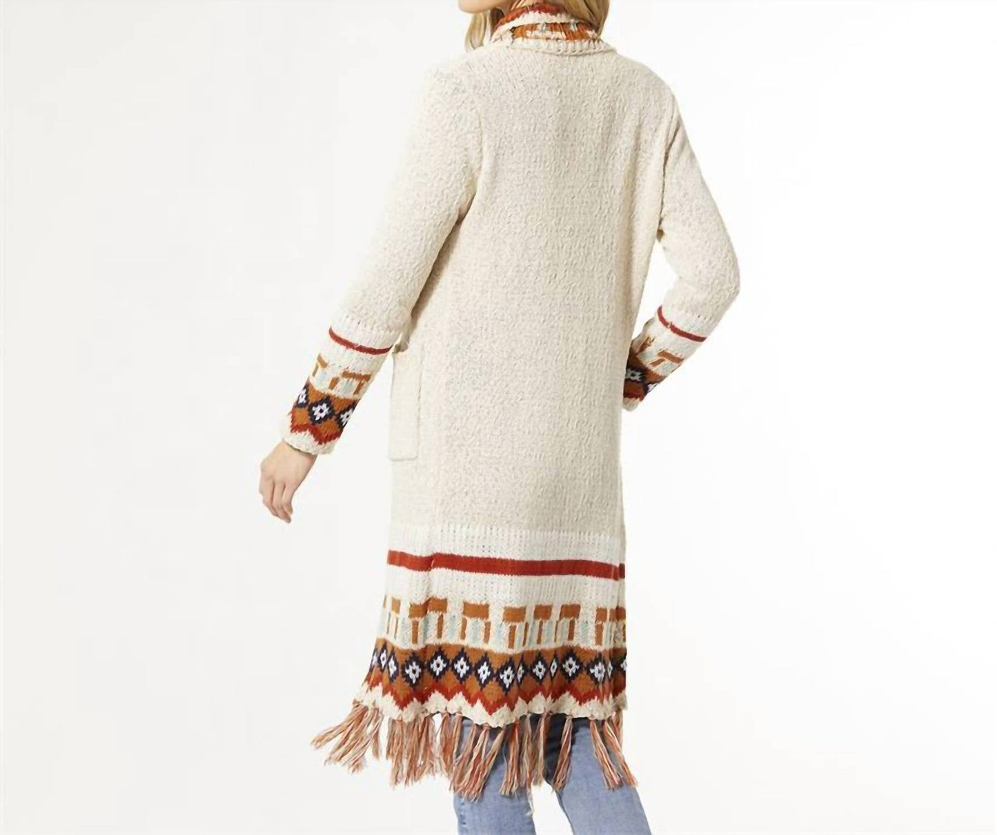 Coco + Carmen - Zahara Cardigan With Fringe