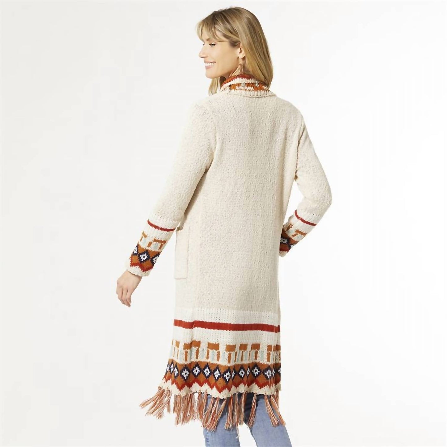 Coco + Carmen - Zahara Cardigan With Fringe