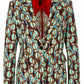 Marc Cain - Retro Print Single-breasted Blazer