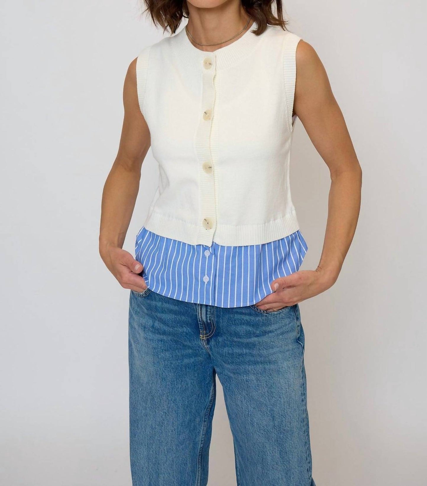 Central Park West - Kira Twofor Button Up Tank