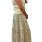 &Merci - Floral Ruffle Hem Midi Skirt